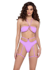 6323 - Shorts with Attached Leg-Straps - Black / L - image 3