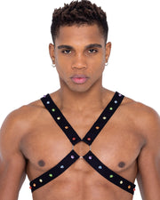 6337 - Mens Pride Harness - Black/Multi / L/XL - image 2