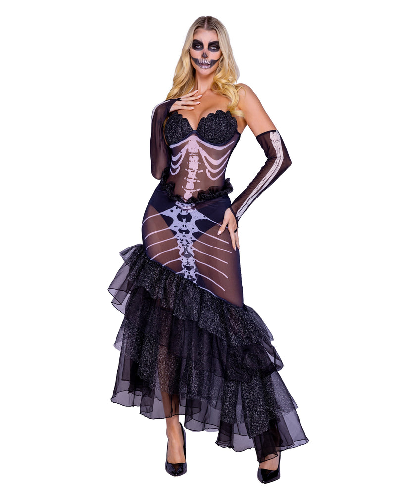6380 - 3pc Dark Mermaid - Black/White / L - image 1