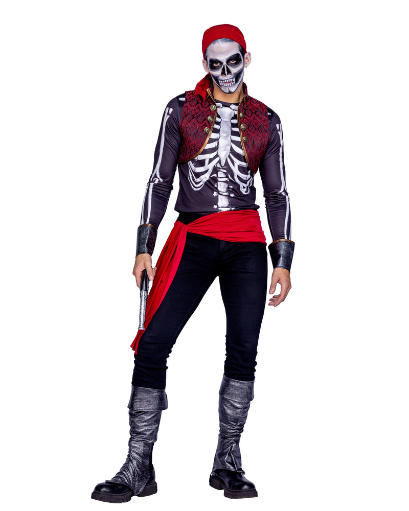 6381 - 4pc Pirates Curse - Black/White/Red / L - image 1