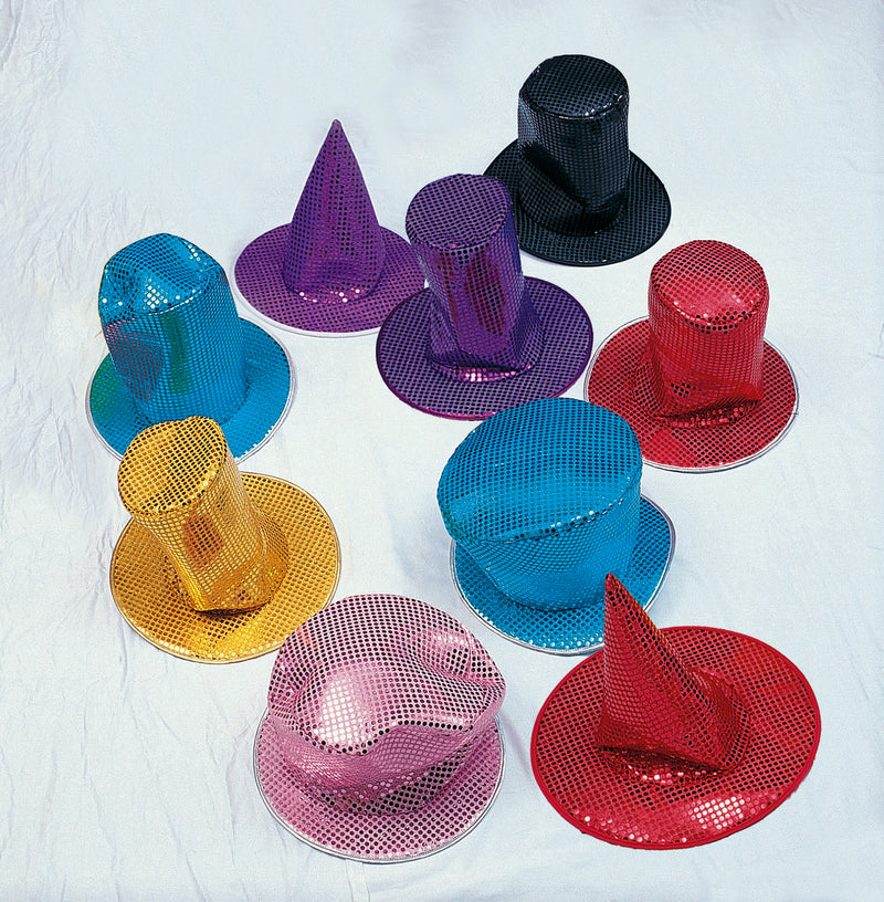 Purple Sequin Disco Hat | Costume-Shop.com