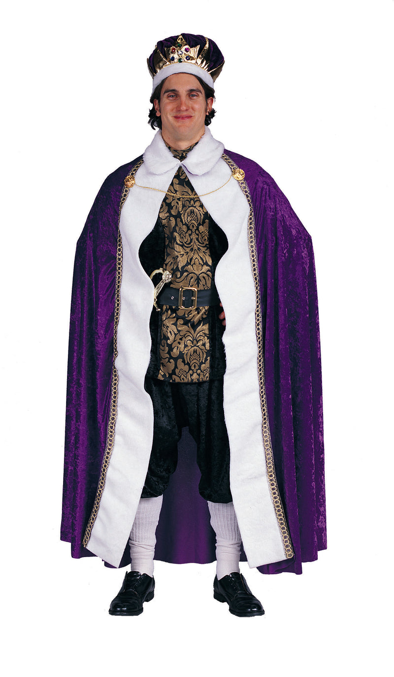 Adult King Crown - Purple Velvet | Costume-Shop.com - Black - image 7