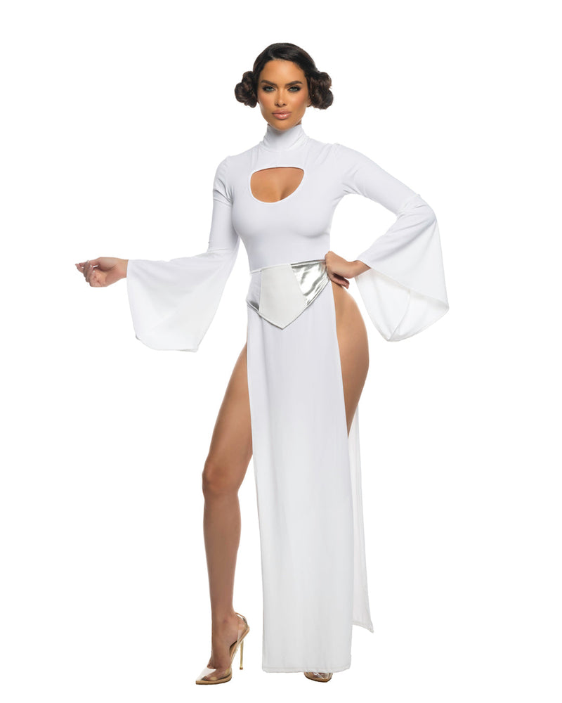 6564 - 2pc Far off Galaxy Heroine - White/Silver / L - image 1