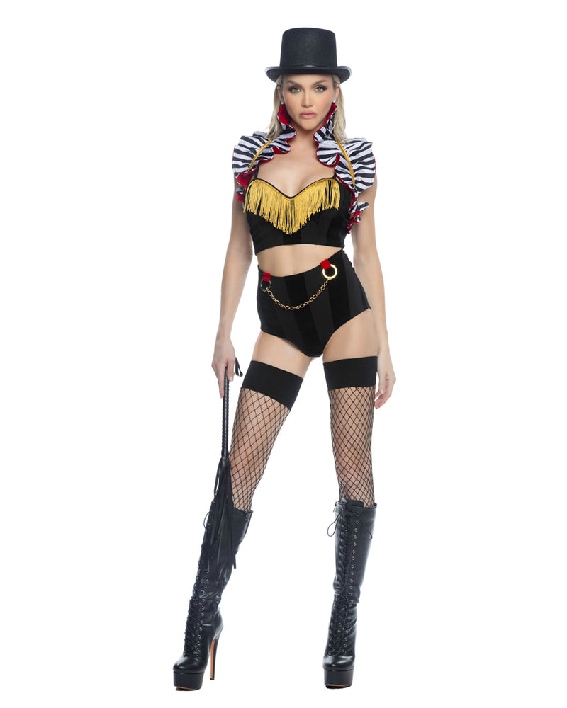 6578 - 5pc Circus Ring Leader - Black/White / L - image 1