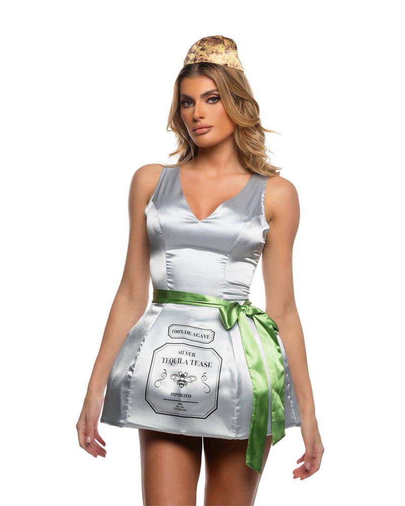 6602 - 3pc Tequila Tease - Silver/Green / L - image 1