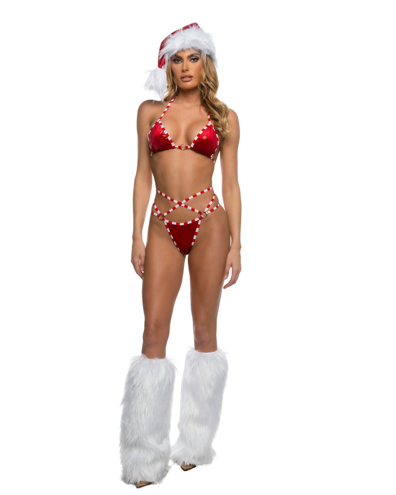 6625 - 2pc Holiday Candy Cutie - Red/White / L - image 1