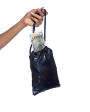 6730 - Shimmer Money Bag - Black / O/S - image 1