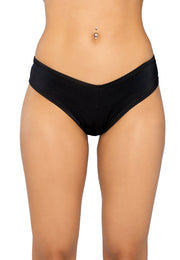 6732 - Pucker Back Shorts - Black / O/S - image 1