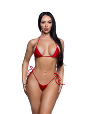 6814 - 2PC Tie-Side Bikini Set - Baby Blue / O/S - image 5