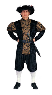 Men's Medieval King - Black/Red | Costume-Shop.com - 80251-BL - image 4