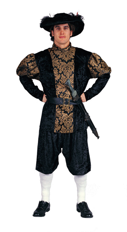 Men's Medieval King - Black/Red | Costume-Shop.com - 80251-BL - image 2