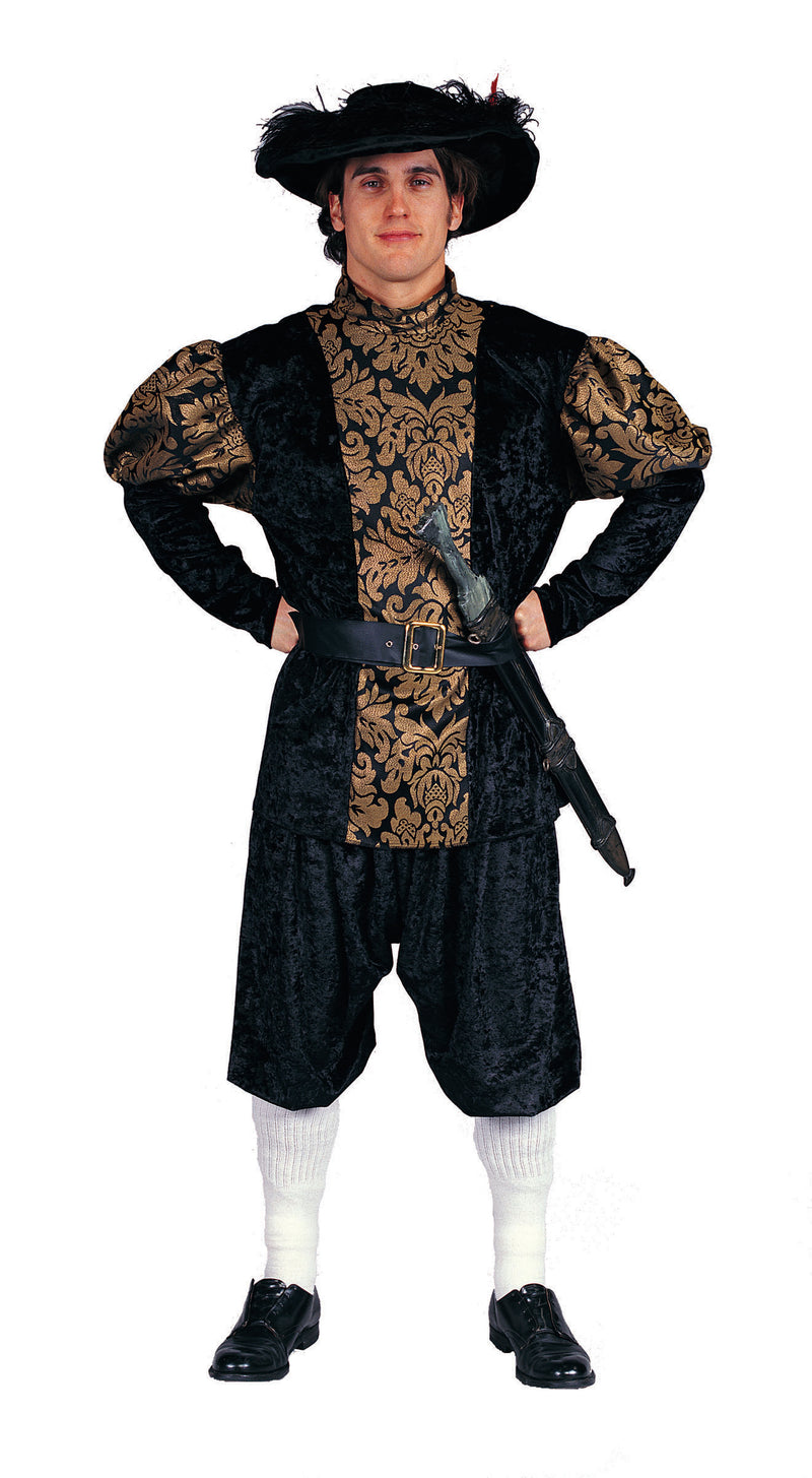 Men's Medieval King - Black/Red | Costume-Shop.com - 80251-BL - image 3