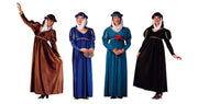 Renaissance Queen - Black Suede | Costume-Shop.com - Blue - image 3