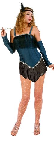 Fringe Time Blue Flapper Costume | Costume-Shop.com - 81429BL-M - image 4