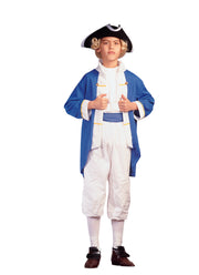 Child's Colonial Blue Captain Costume | Costume-Shop.com - 90133-BL-M - image 5