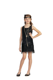 Sequin Gold Flapper Girl Costume | Costume-Shop.com - 91148-BK-L - image 9