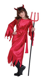 Devil Girl Costume with Sequin Horns | Costume-Shop.com - Large - image 3