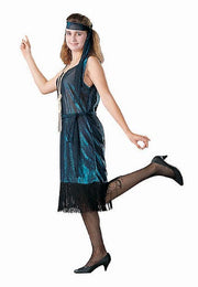 Roaring 20's Flapper | Costume-Shop.com - Blue - image 4