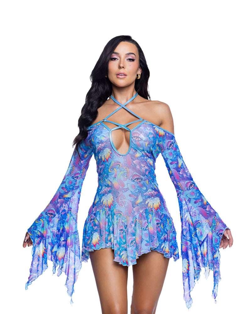 JR261 - Flow Dress - Butterfly / L/XL - image 3