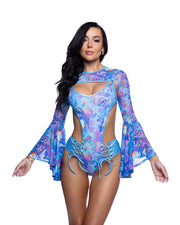 JR284 - Bell-Sleeve Shrug - Butterfly / L/XL - image 2