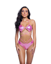 JR300 - Ring Top & Short Set - Black Geo / M/L - image 2