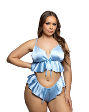 LI033 - 2pc Sweet Flutter Set - Light Blue / L/XL - image 1