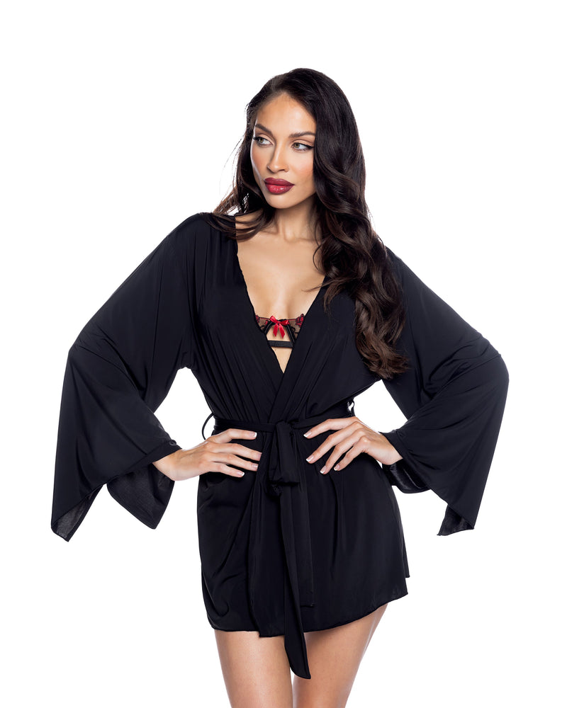 LI1020 - Modal Robe - Black / O/S - image 1
