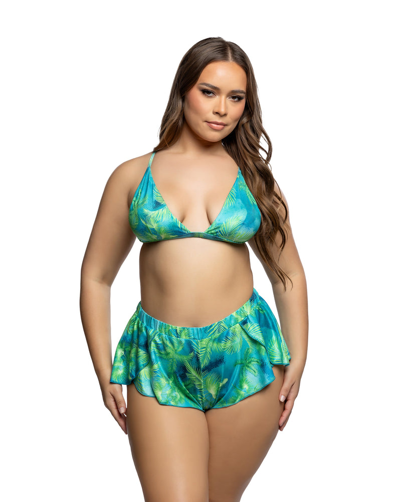 LI1028 - Tropical Dream 2pc Set - Green/Blue / L/XL - image 2