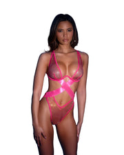 LI1071 - Starlight Shimmer Teddy - Pink / O/S - image 1