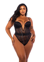 LI711 - Belle Noir Teddy - Black / L - image 2