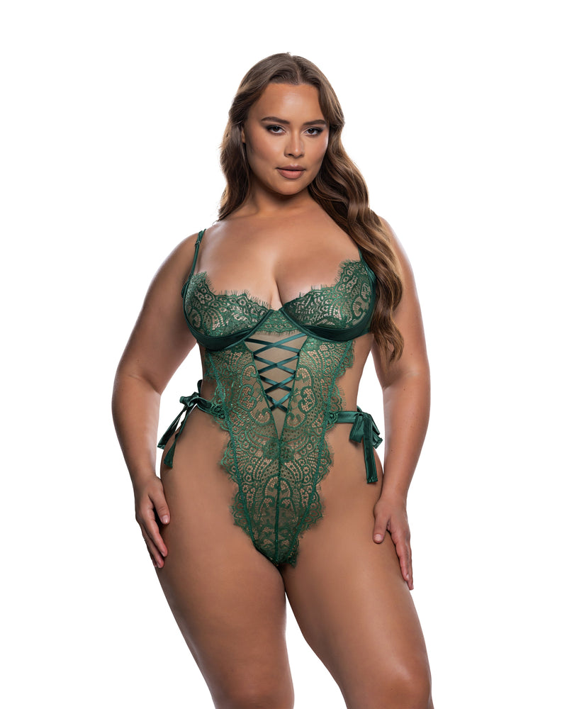 LI752 - Dreamer’s Lust Teddy - Black / L - image 3