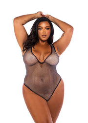 LI755 - Think Pink Rhinestone Teddy - Black / L/XL - image 1