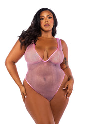 LI755 - Think Pink Rhinestone Teddy - Black / L/XL - image 2