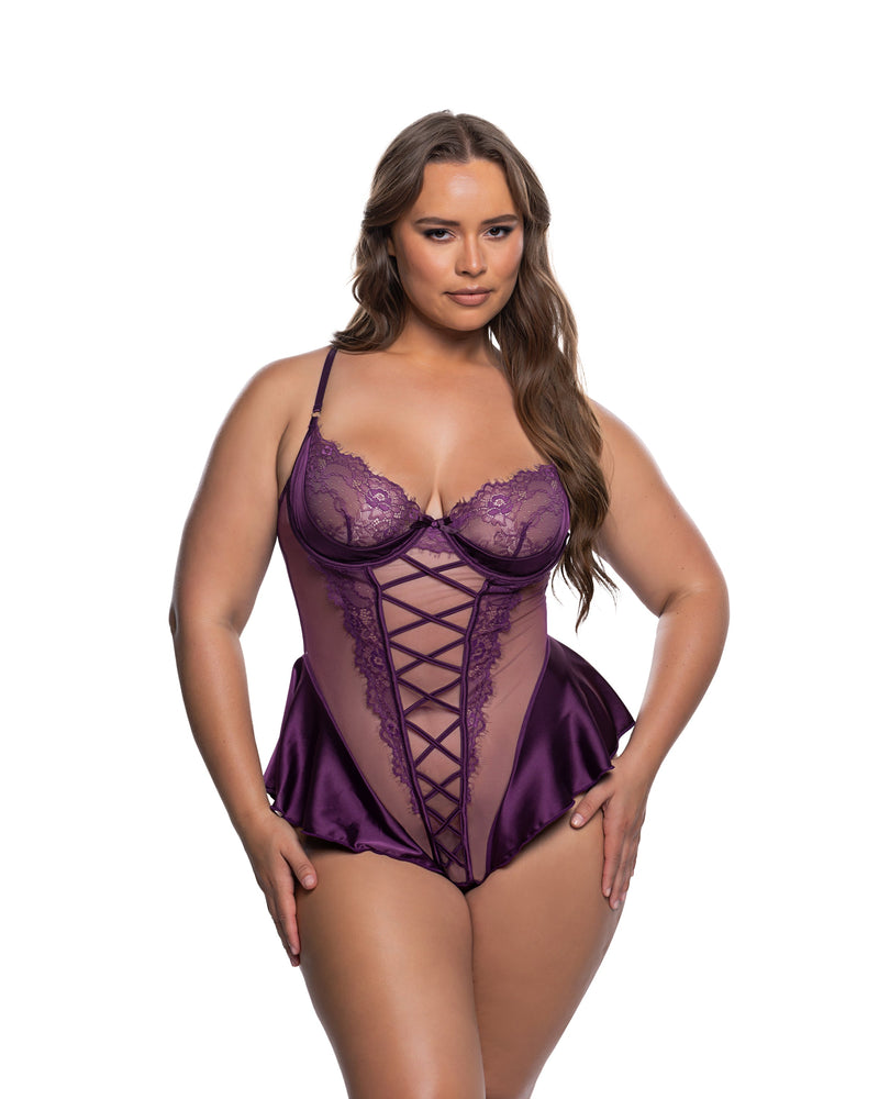 LI840 - Cheri Amore Teddy - Black / L - image 2
