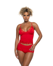 LI850 - Essentials Set Cami - Red / L/XL - image 1
