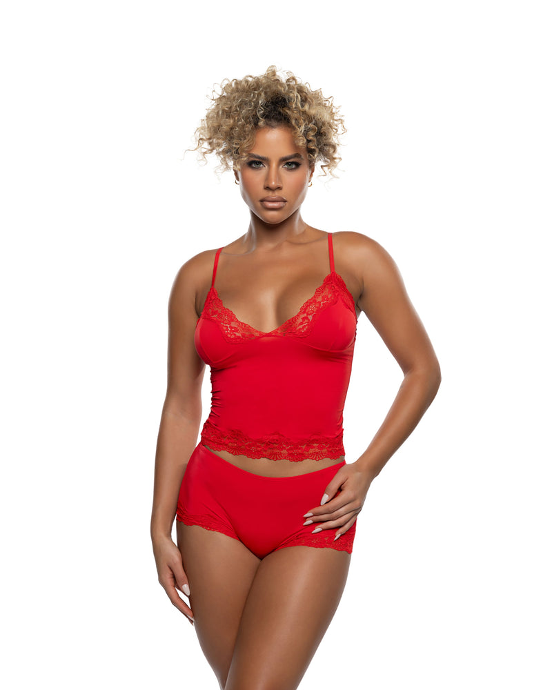 LI850 - Essentials Set Cami - Red / L/XL - image 1