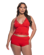 LI850 - Essentials Set Cami - Red / L/XL - image 2