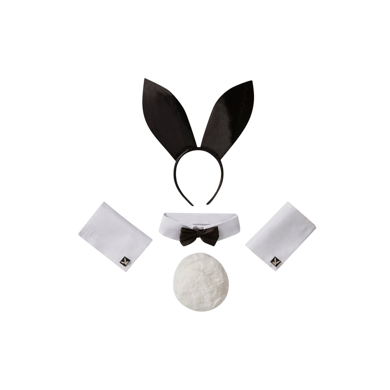 PB155 - 5pc Playboy Accessories Kit - Black/White / O/S - image 1