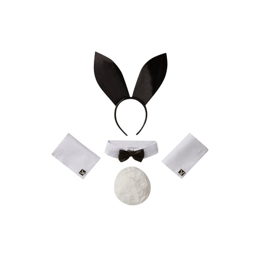 PB155 - 5pc Playboy Accessories Kit - Black/White / O/S - image 1
