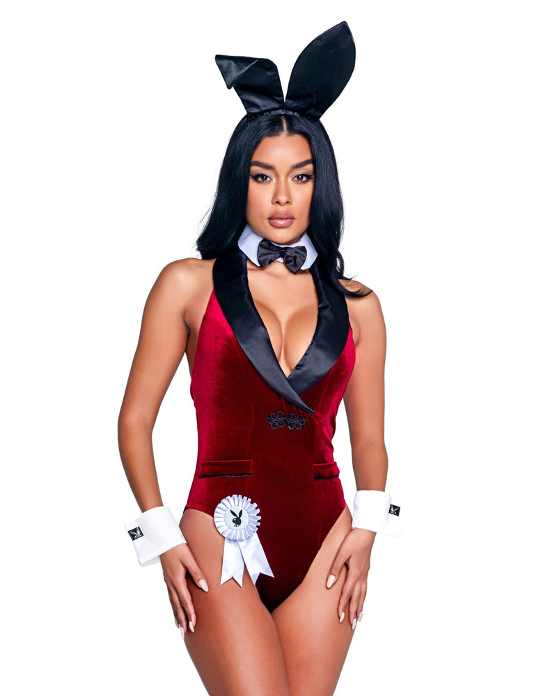 PB158 - 8PC Playboy Smoking Lounge Bunny - Burgundy / L - image 1