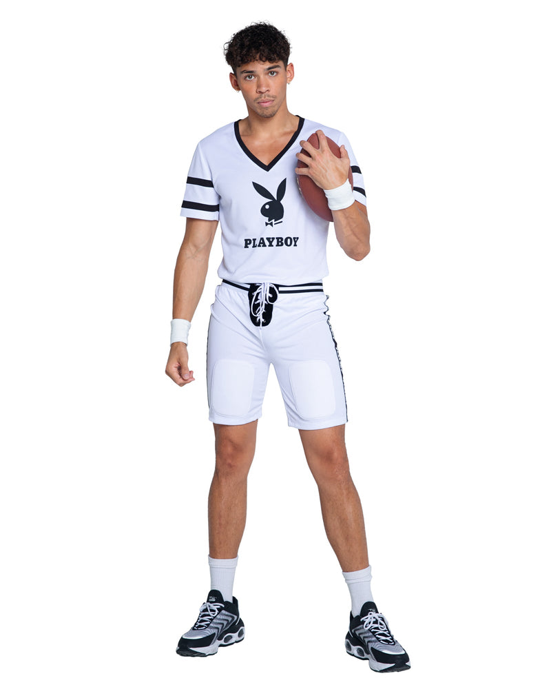 PB162 - Playboy Football Touchdown Hunk - White/Black / L - image 1