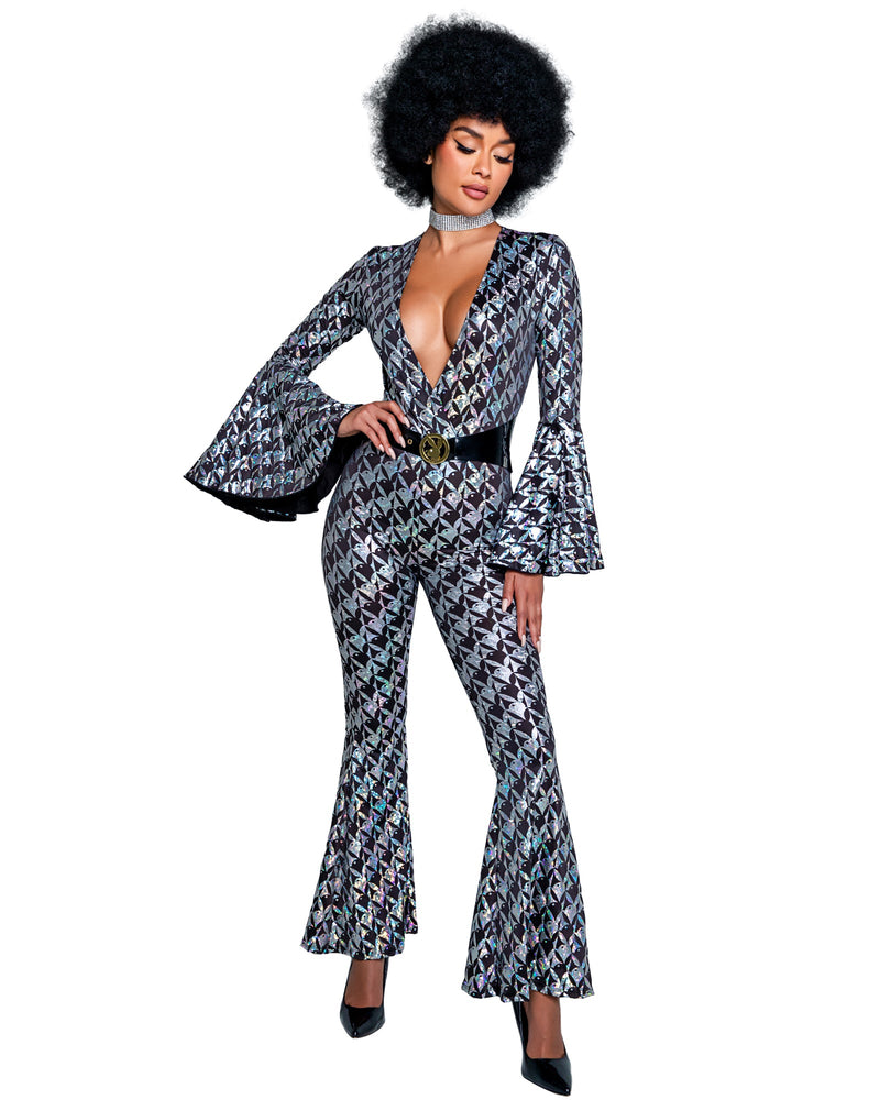 PB165 - Playboy Disco Fever - Silver/Black / L - image 1