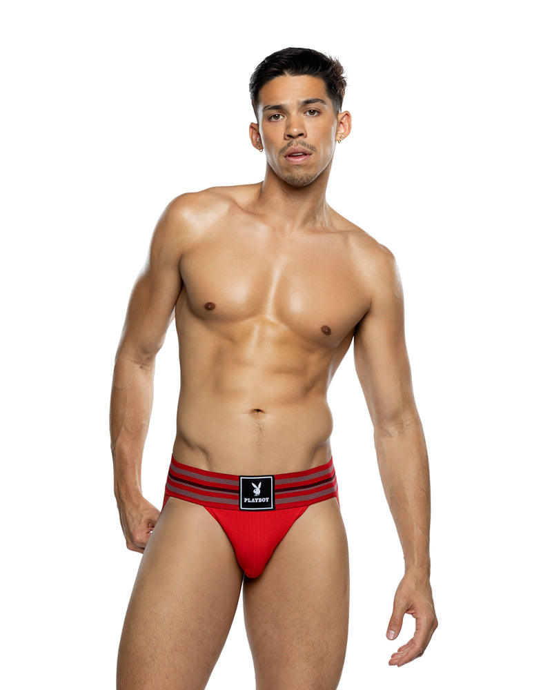 PBLI145 - Playboy Mens Locker Room Classic Jock - Black / L - image 2