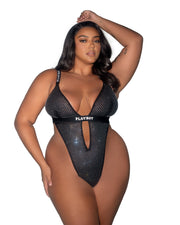 PBLI158 - Playboy Disco Fever Teddy - Black / Large - image 2