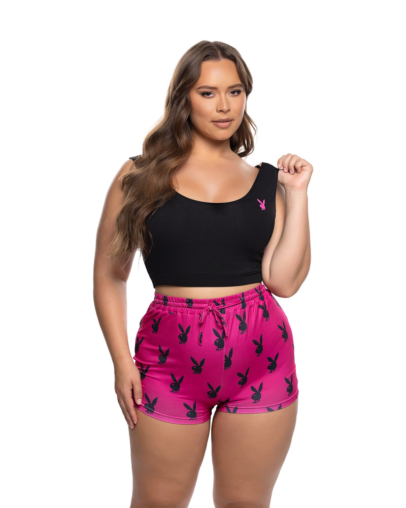 PBLI179 - Playboy Slumber Bunny - L/XL / Pink/Black - image 2