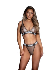 PBLI185 - Galaxy Bunny 2pc Set - Black / L/XL - image 1