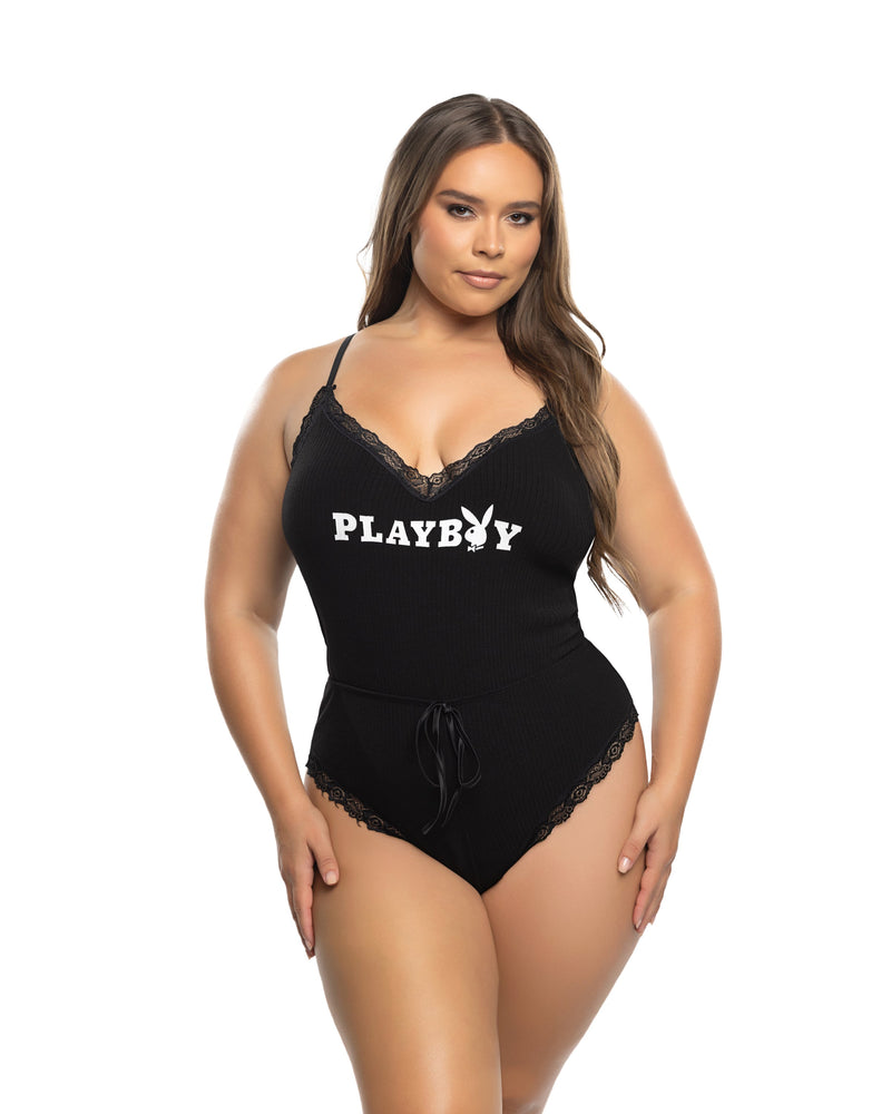 PBLI203 - Comfy Bunny Romper - Black / L/XL - image 1