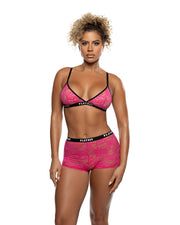 PBLI212 - Flirty Bunny 2pc Lounge Set - Hot Pink / L/XL - image 1