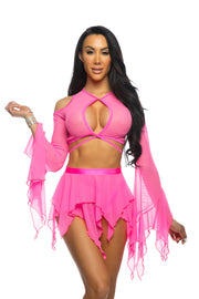 JR165 - Mesh Flow Top - Black / L/XL - image 1