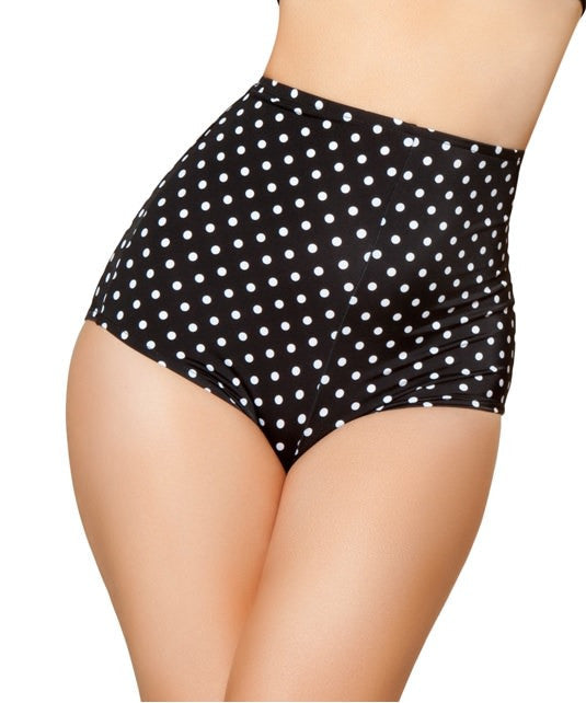 SH3090 - Black/White - Black/White Polkadot / M/L - image 1